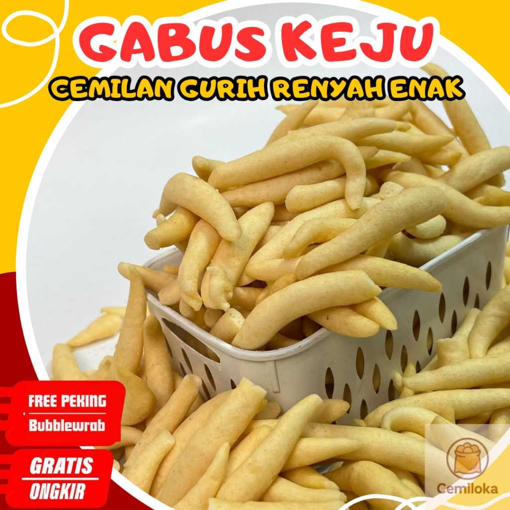 

Telur Gabus Keju / Stik Gabus Renyah gurih 250gr 500gr