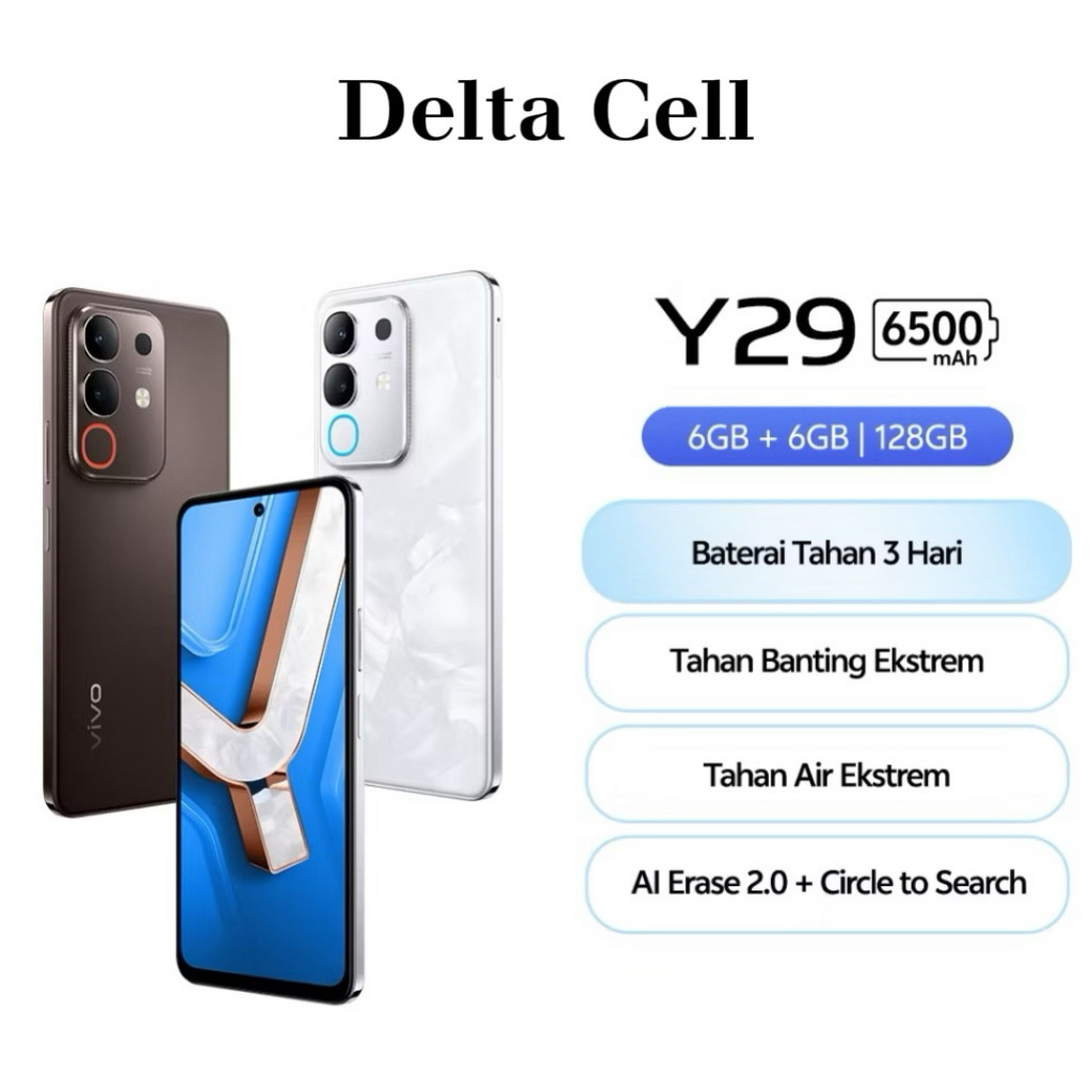 Hp Vivo Y29 ram 8/128, garansi resmi