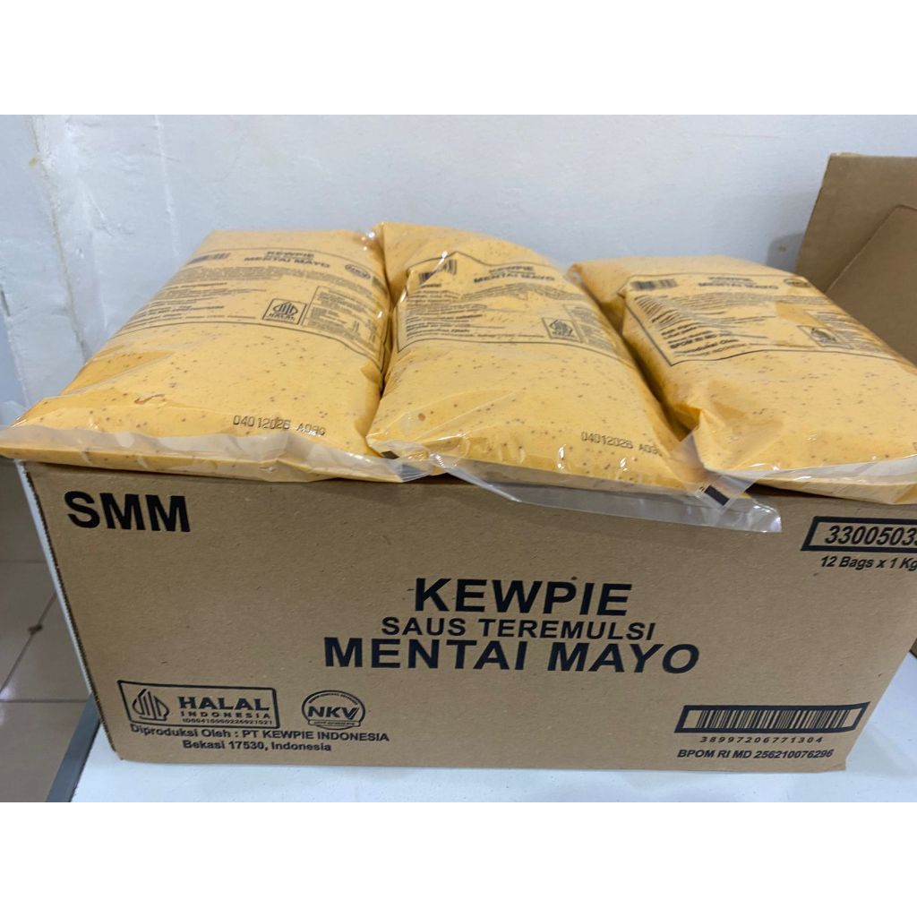 

Kewpie Mentai Mayo 1 kg - Saus Mentai