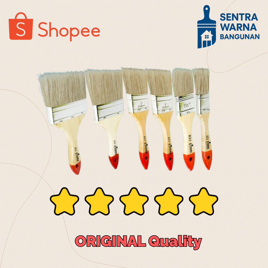 Kuas Cat Eterna | Kuas Tangan Eterna 1.5 inch