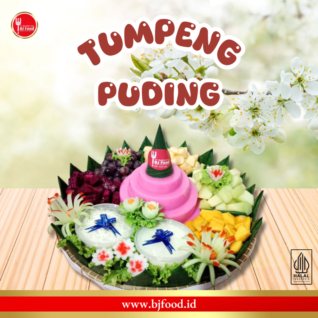 

Puding Buah / Tumpeng puding buah / Puding buah potong / Puding buah segar