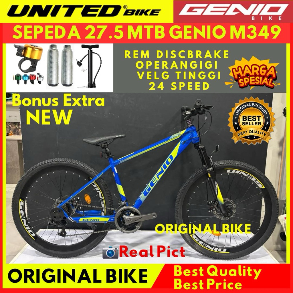 Sepeda Gunung MTB 27,5 Genio M349/M3411 By Unitedbike Terbaru