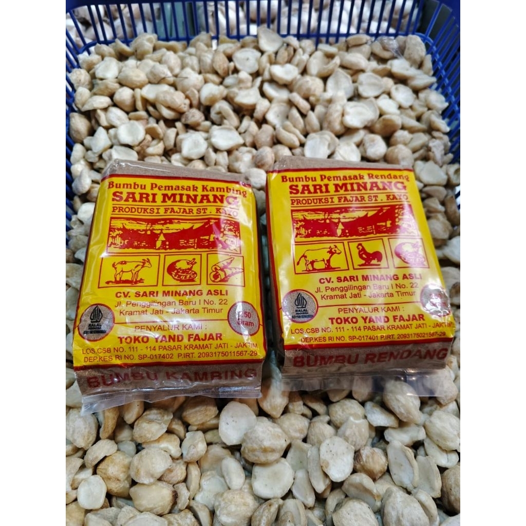 

Bumbu pemasak kambing sari minang