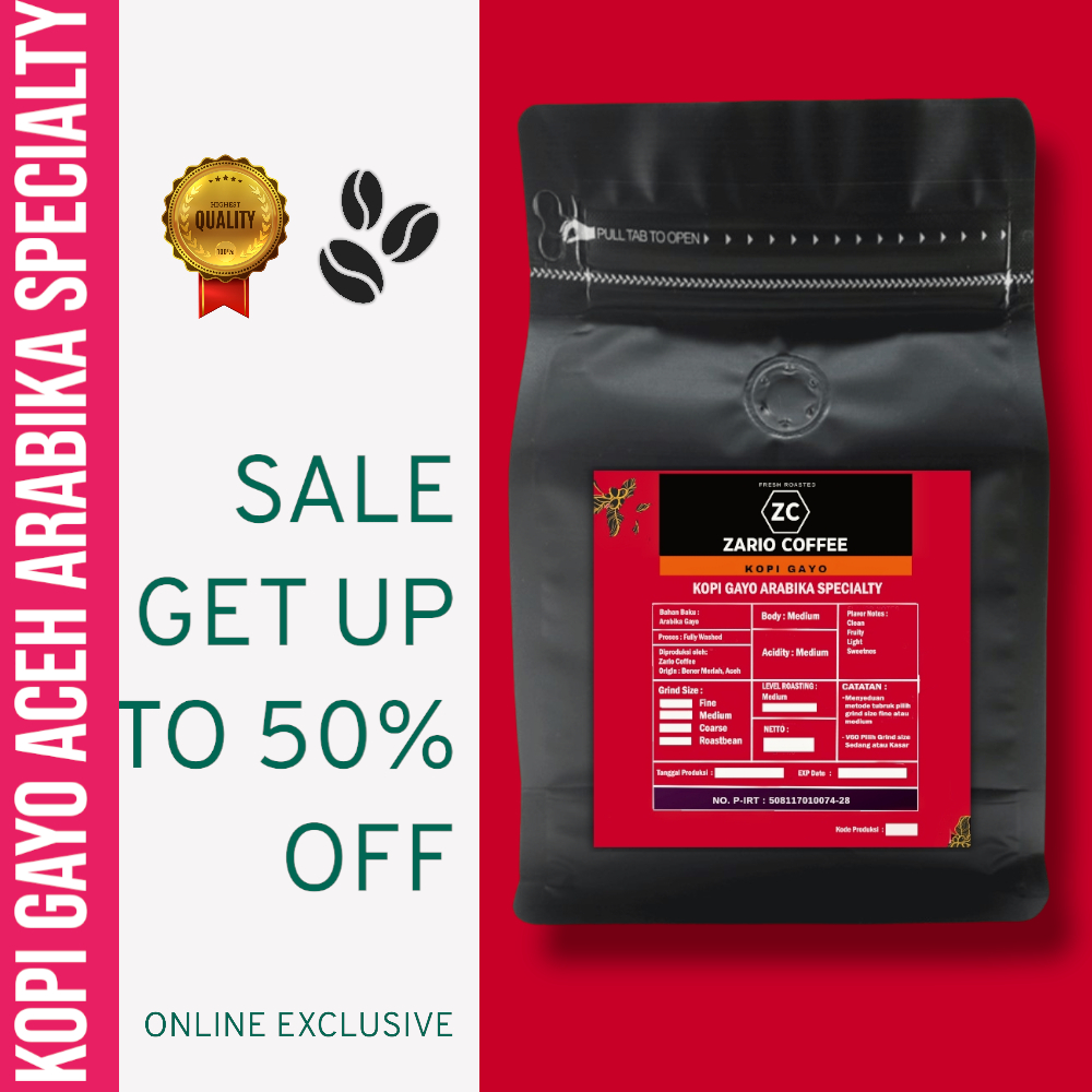 

Kopi Gayo Arabika Specialty Coffee Origin Bener Meriah Aceh