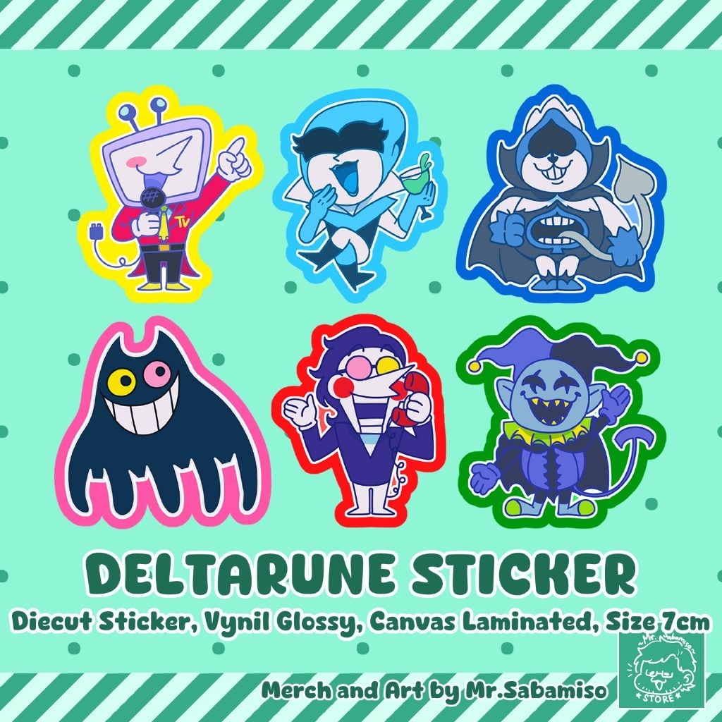 

DELTARUNE Diecut Sticker Stiker [READY STOCK]
