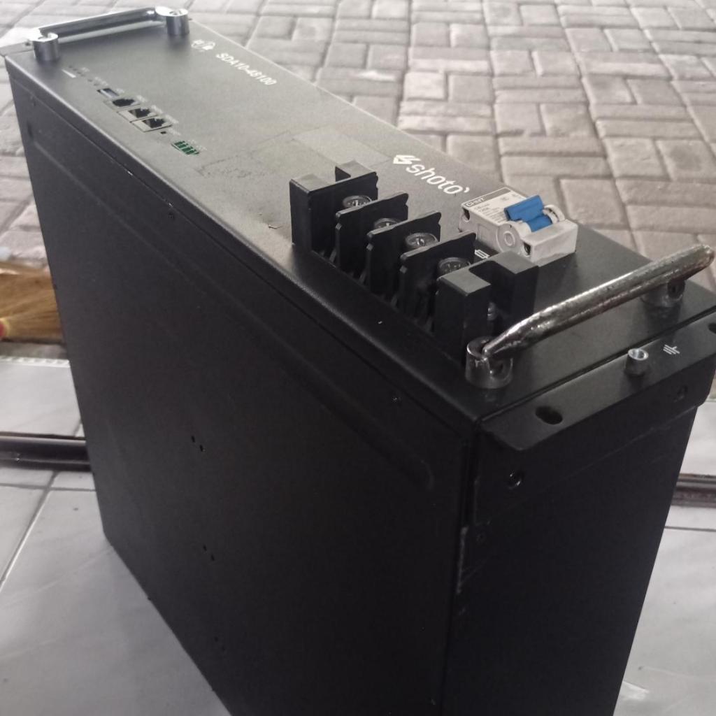 Baterai LifePo4 48V 100AH SHOTO MCB Battery Lithium BT108