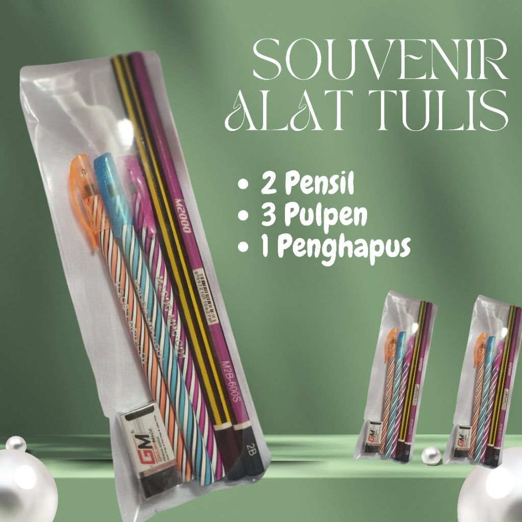 

PENSIL/PULPEN/ALAT TULIS/SOUVENIR GURU/SOUVENIR SISWA