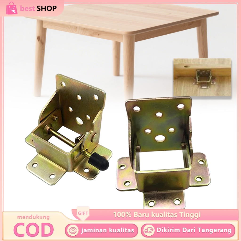 Braket Engsel Kaki Lipat Dengan Kunci Engsel Siku 90 Derajat Untuk Meja Dan Furniture