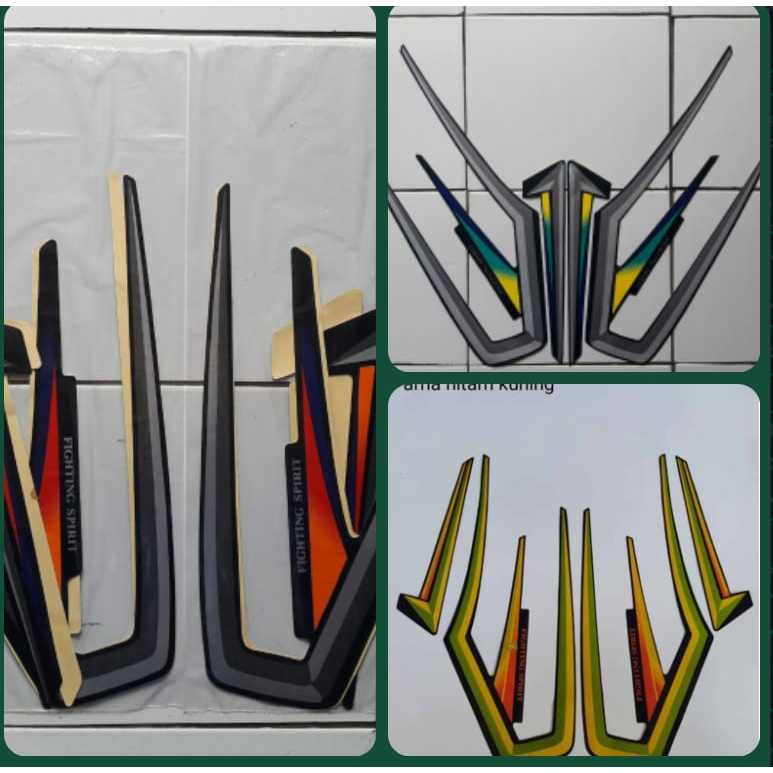 Stiker Striping  RX KING 2001 Standar | List Stiker Yamaha Rx King 2001