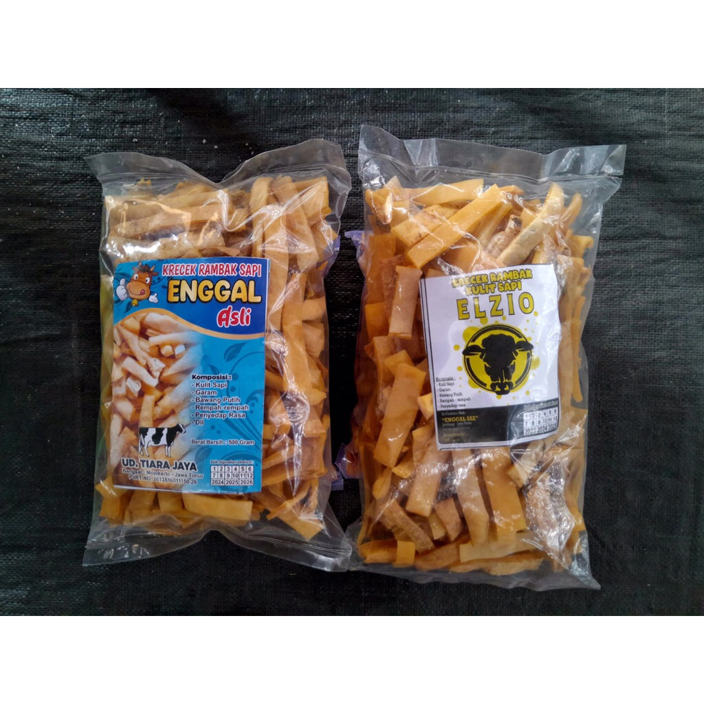 

krecek Rambak Sapi Stik Lebar 500gr