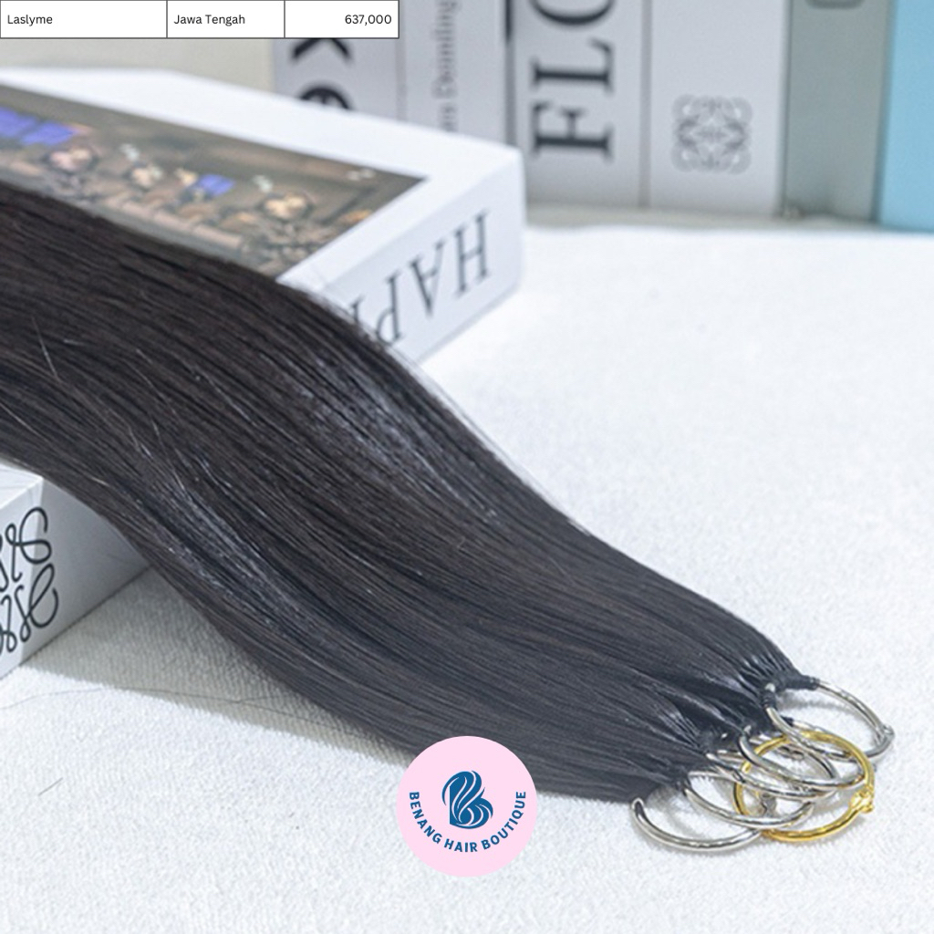 Rambut Sambung Benang Keratin Super - Rambut Asli Manusia