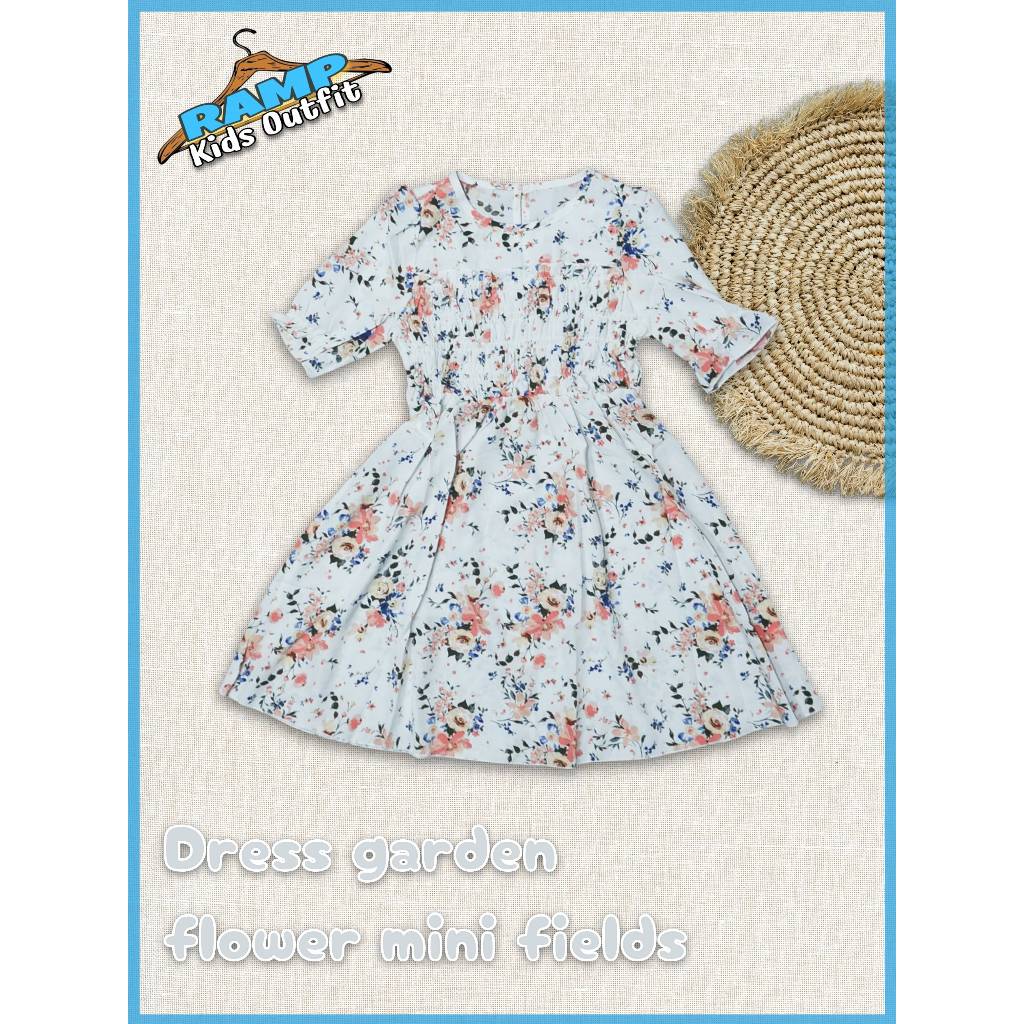 dress anak perempuan | dress motif bunga | Dress garden flower mini fields Ball 550-72