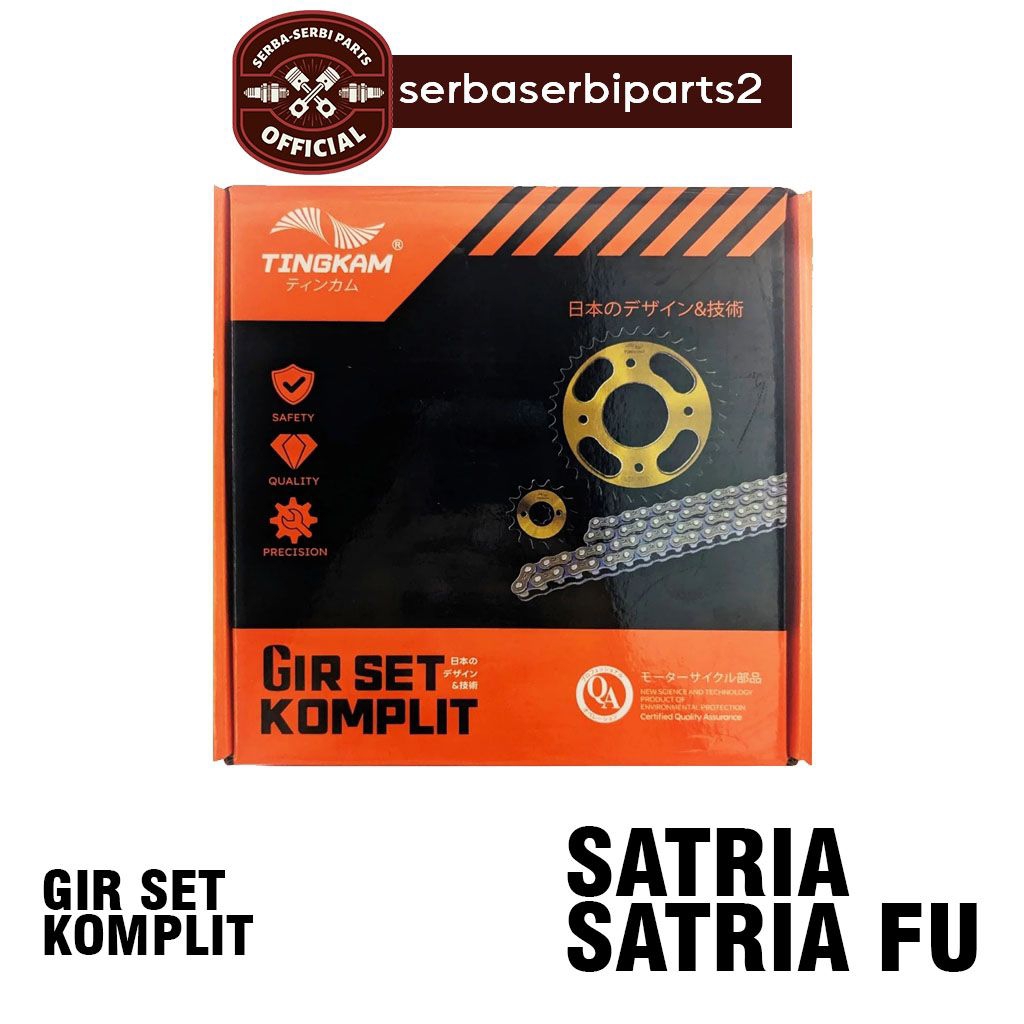 rantai girset gear set komplit SATRIA / SATRIA FU motor