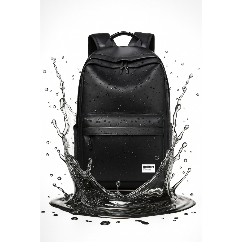 RIXTON Tas Ransel Laptop Pria Wanita Anti Air Waterproof Tas Sekolah Tas Punggung Kerja Distro 8191