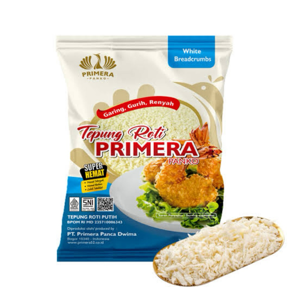 

PRIMERA PANKO - Tepung Roti Ecano Warna Putih 450 Gram