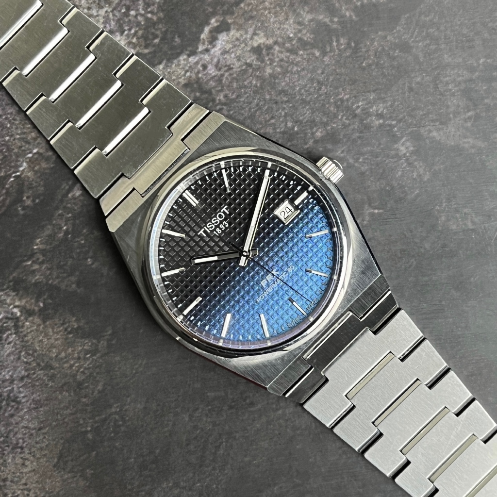 TISSOT PRX POWERMATIC 80 BLUE GREEN WHITE Dial T137.407.11.041.00 40 35 MM