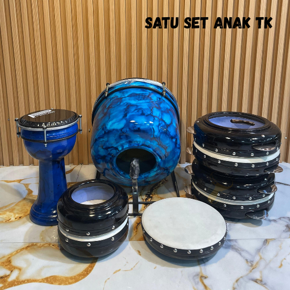 Hadroh 1 Set Lengkap Anak TK Kualitas Super