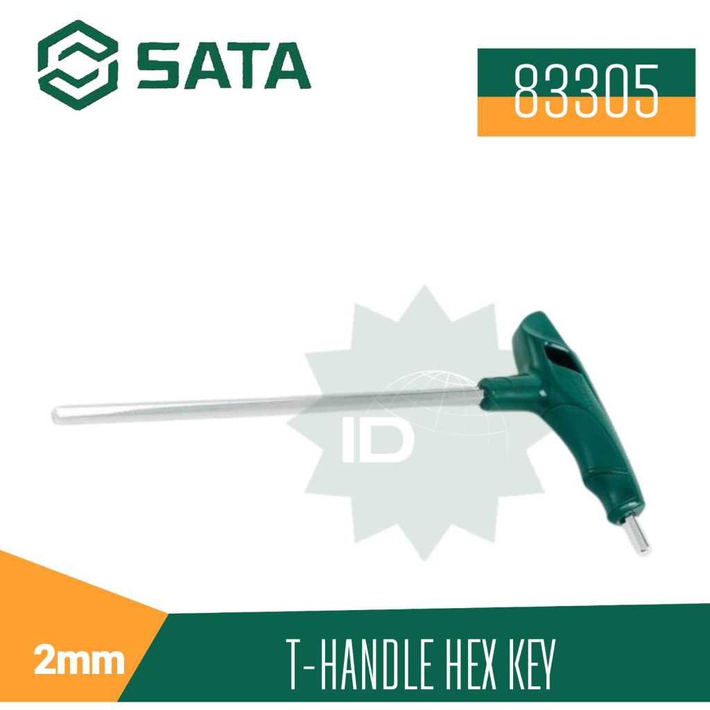 SATA Kunci T Hex 2 MM T-handle Hex Key 83305 Sata Tools