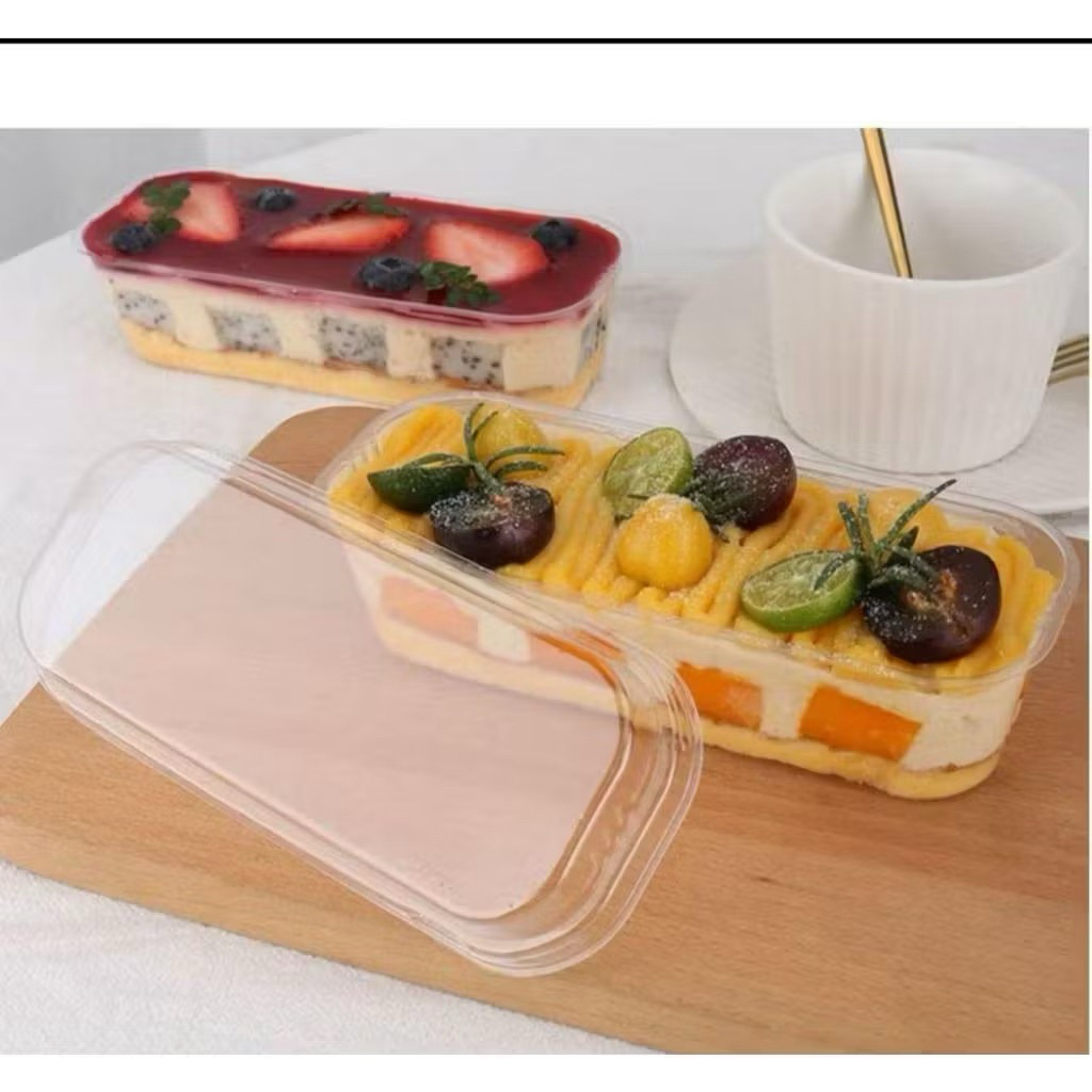 [700 SET] Mika Dessert Korean Dessert Box Mika Panjang – Tempat Tiramisu, Cake, Puding