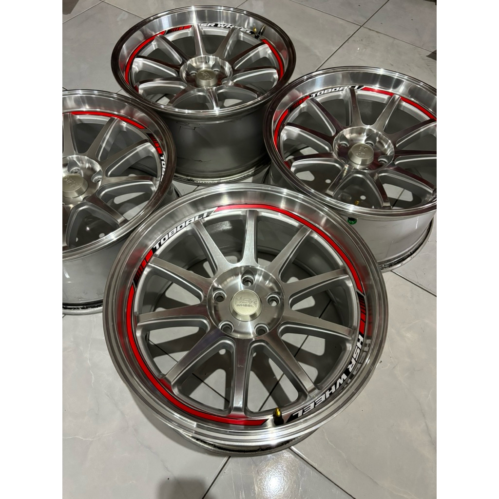 Velg Hsr Toboali second Like new R18 lebar 9 et22