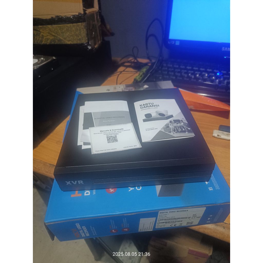 DVR XVR Dahua 4 channel hardisk 1TB