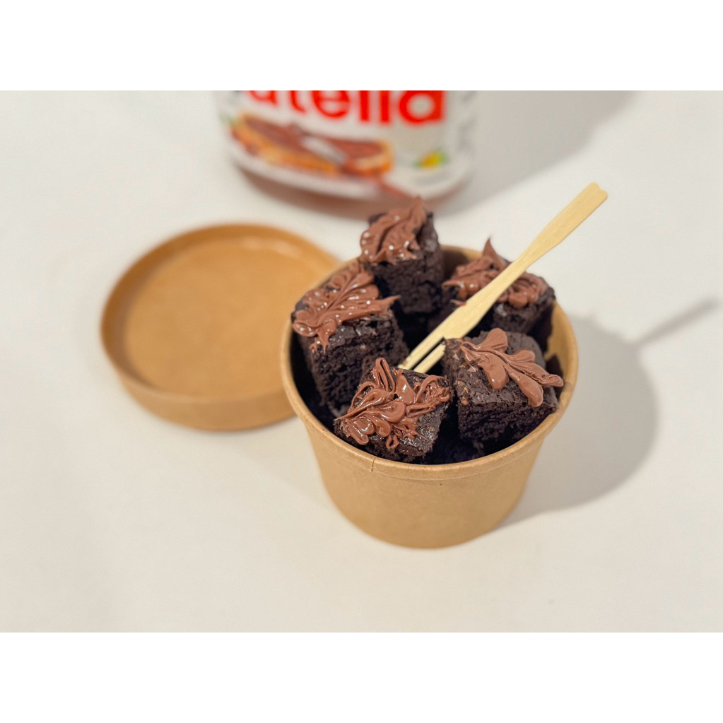

brownies bittes nutella