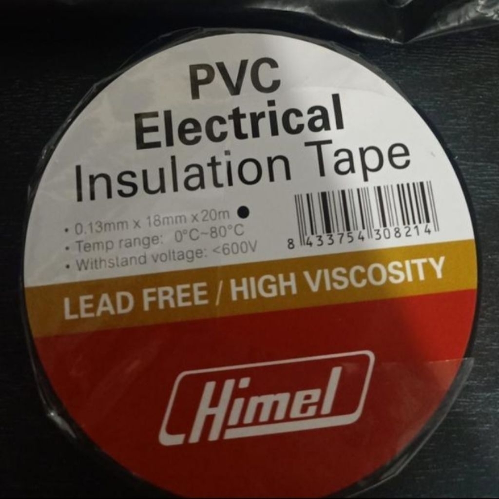 

HIMEL SELOTIP LISTRIK HITAM 20M Murah Berkwalitas