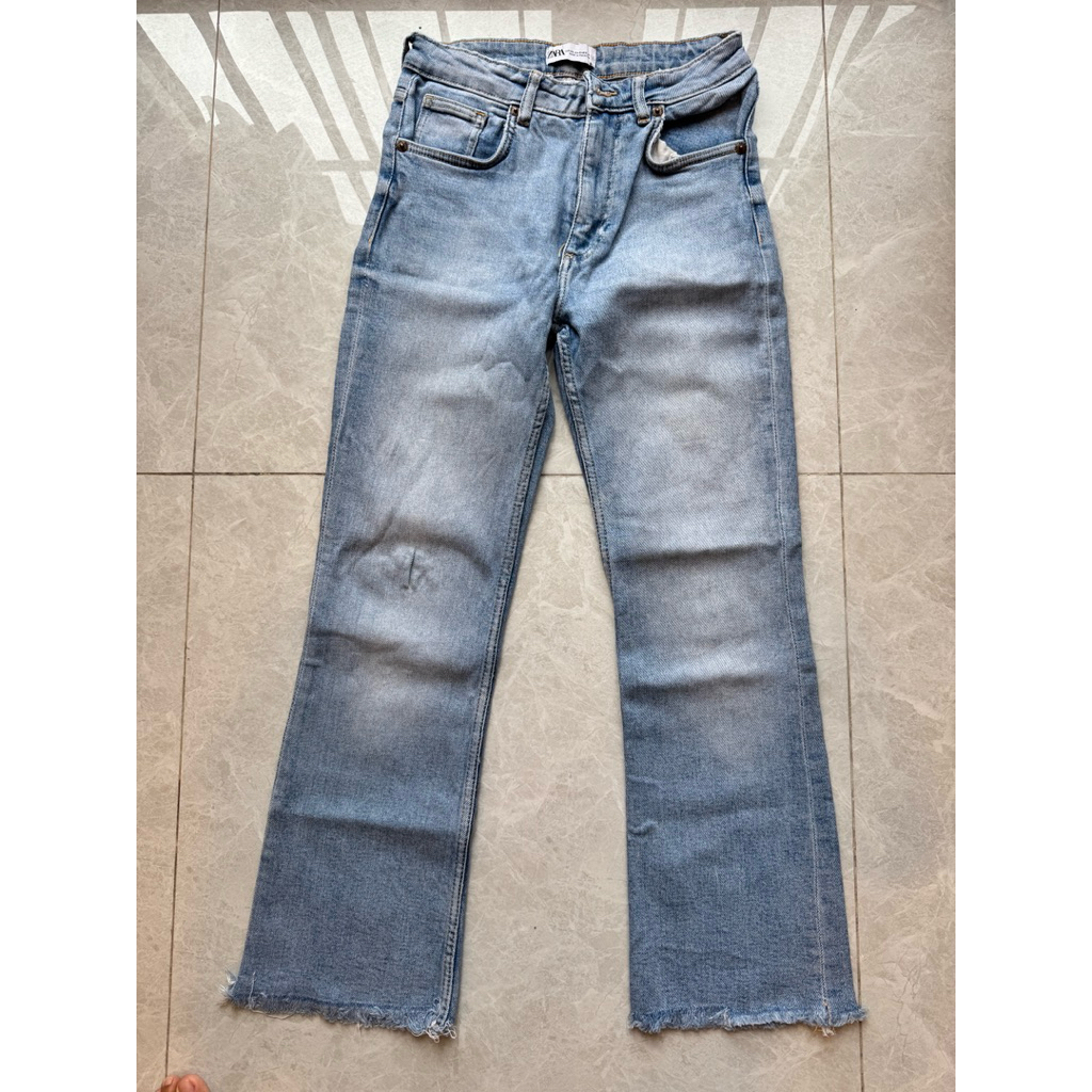jeans flare zara