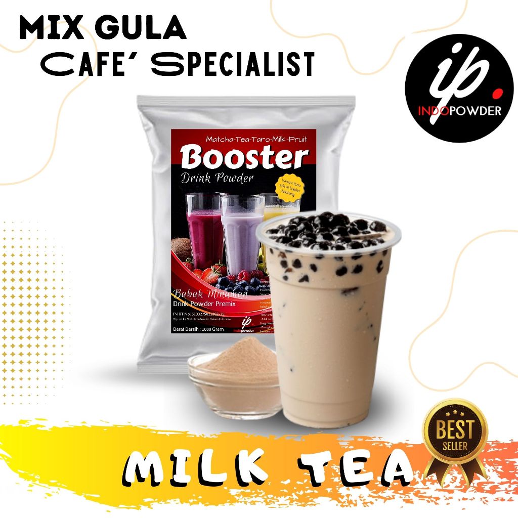 

Indopowder - Bubuk Minuman MILK TEA 1Kg Untuk Cafe, Waralaba, Resto dan Usaha Minuman Kekinian