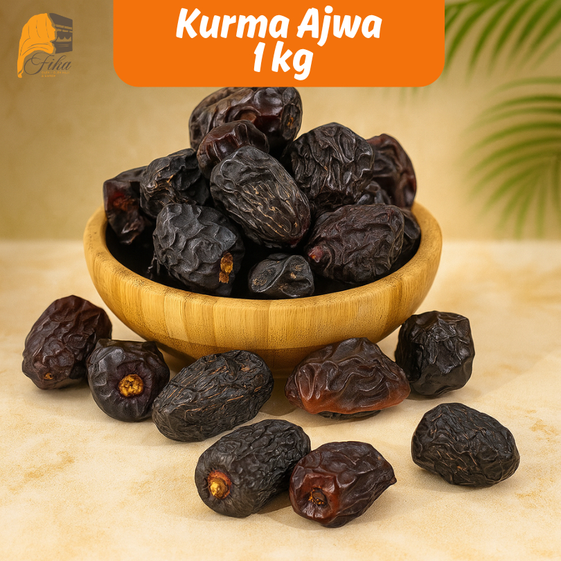 

Kurma Ajwa Asli Madinah 1 Kg Gift Hampers Oleh Oleh Haji dan Umroh