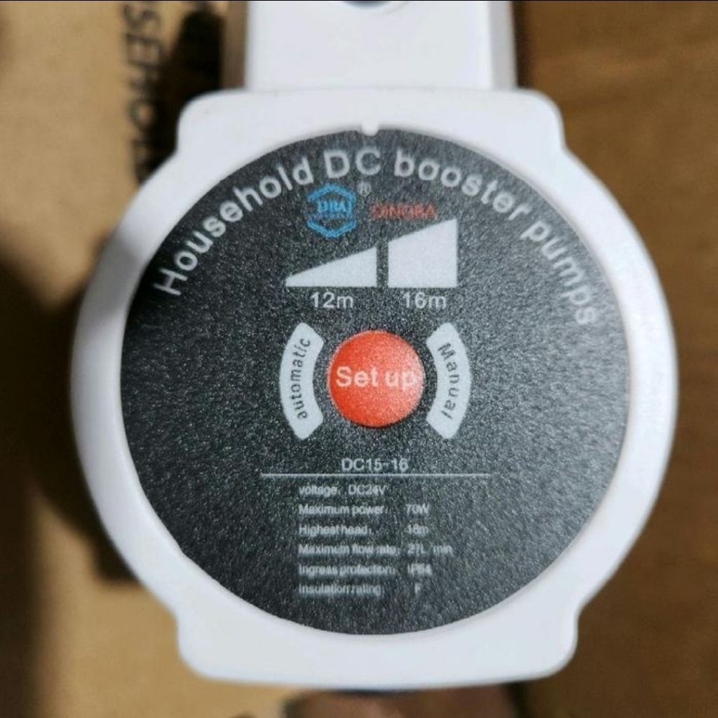 POMPA DORONG DC 24V DINGBA 70WATT POMPA BOOSTER DC 15-16
