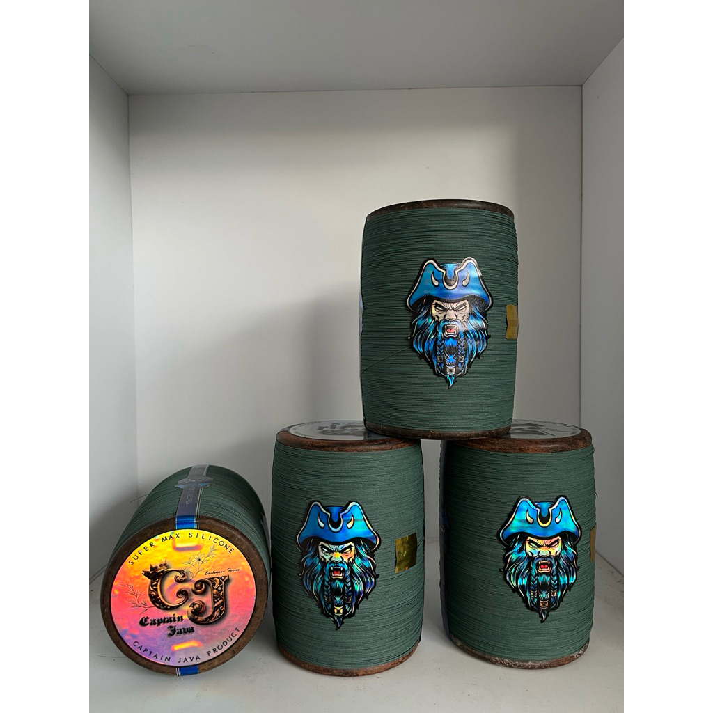 Gelasan Layangan CAPTAIN JAVA (CJ) MATOT, size 0.22.5/0.23 banci, bahan COKLAT MONSTER, teksture hal