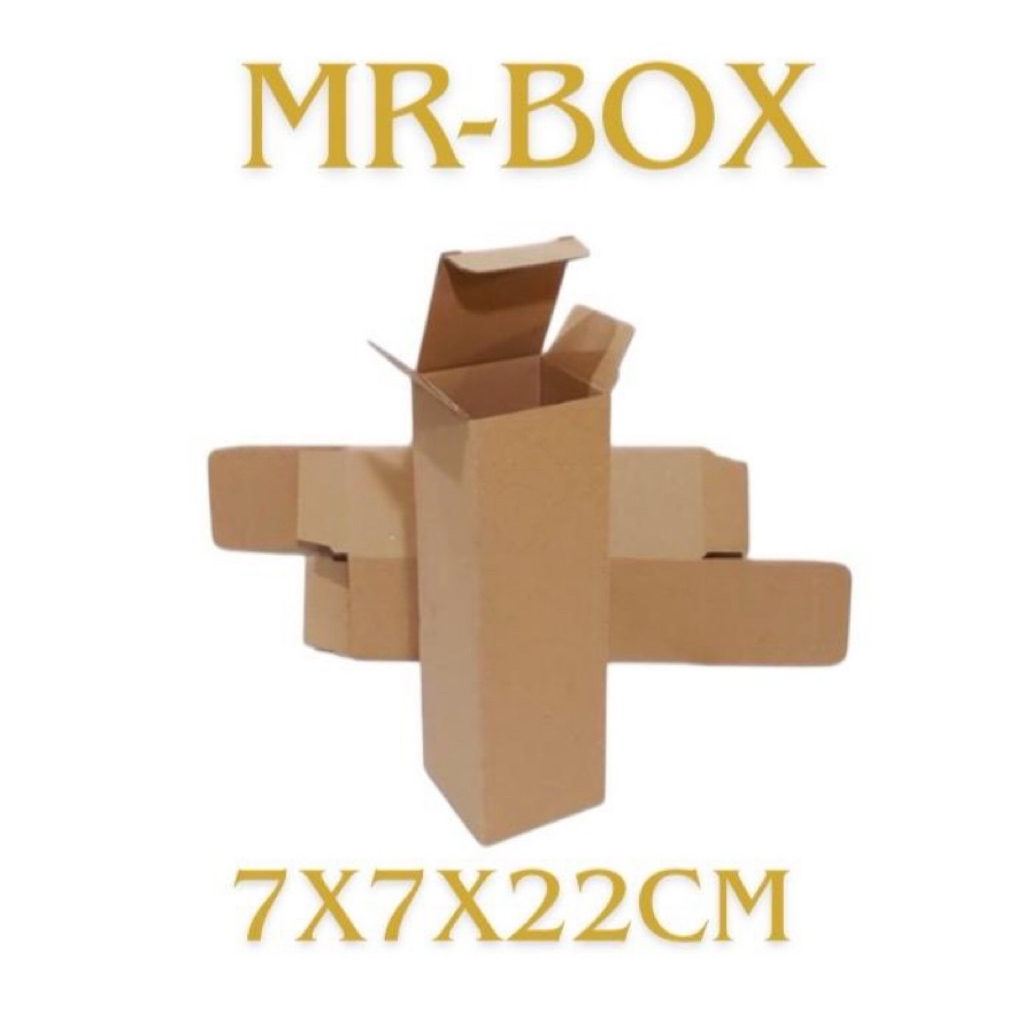 

Kardus karton polos uk. 7x7x22 cm - box kotak model DIE CUT BOTOL