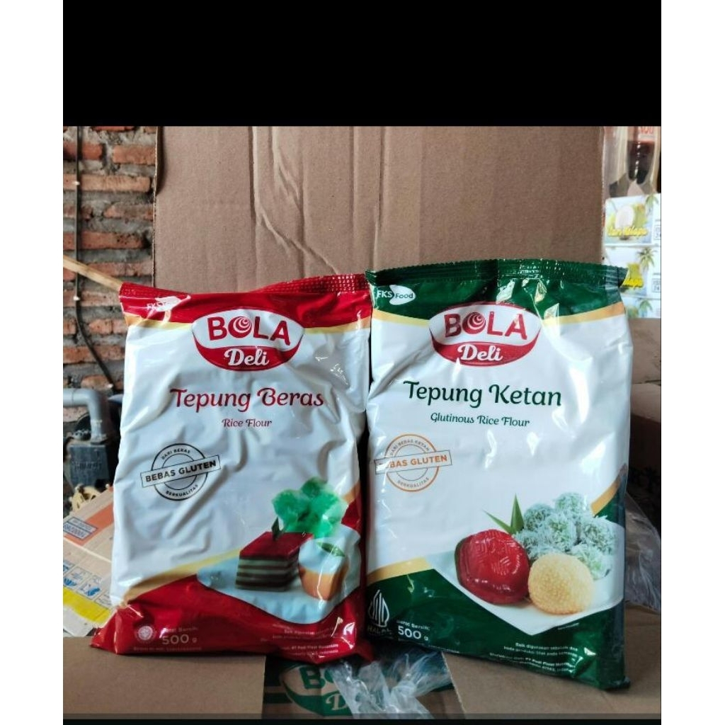 

Tepung Beras / Tepung Kentan Bola Deli 500gr