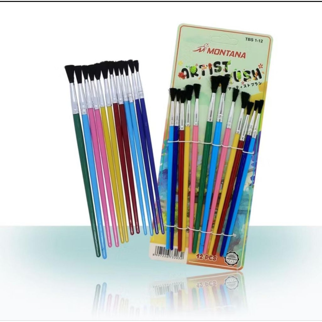 

Kuas Lukis Montana TBS 1-12/Set isi 12pcAcc 763