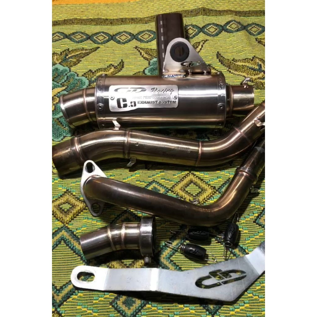 knalpot cld c3 original 100% untuk beat/scopy 2020 keatas