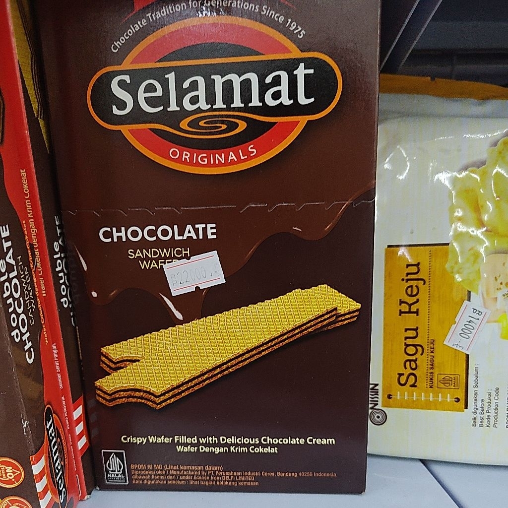 

SELAMAT ORIGINAL CHOCOLATE SANDWICH WAFER 20X12G