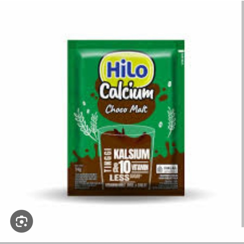 

hilo calcium chocomalt 10 sachet / renceng