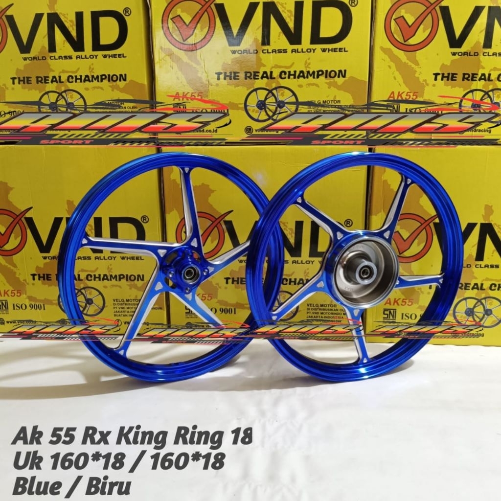 VND VELG RACING AK 55 RING 18 160*18 160*18 RX KING RXKING YAMAHA RXKING RX KING ORIGINAL VND