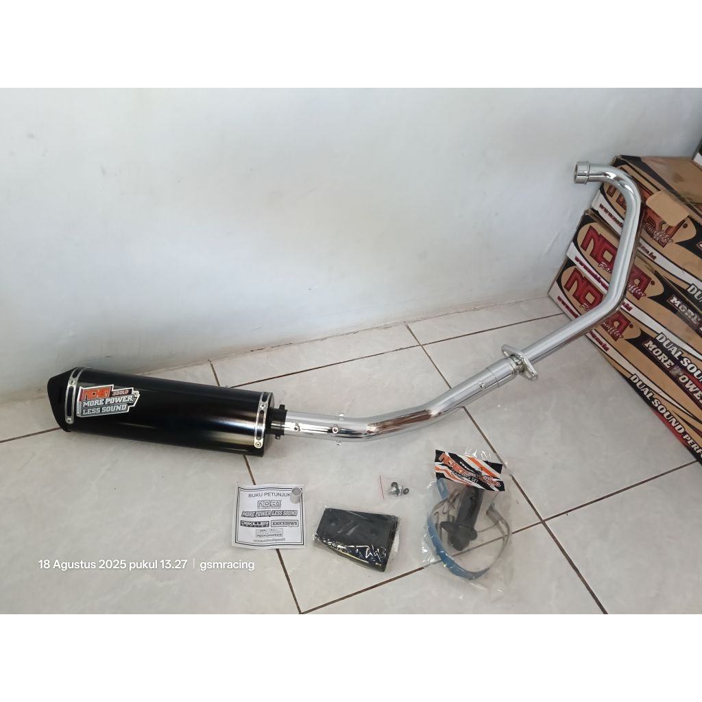 knalpot nobi NOB1 3BOLD megapro scorpio thunder cbr
