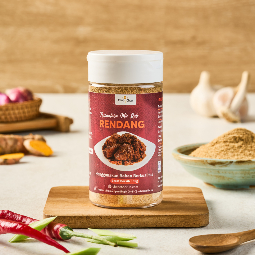 

Bumbu Chopchop Nusantara Mix Rub Rendang 55g