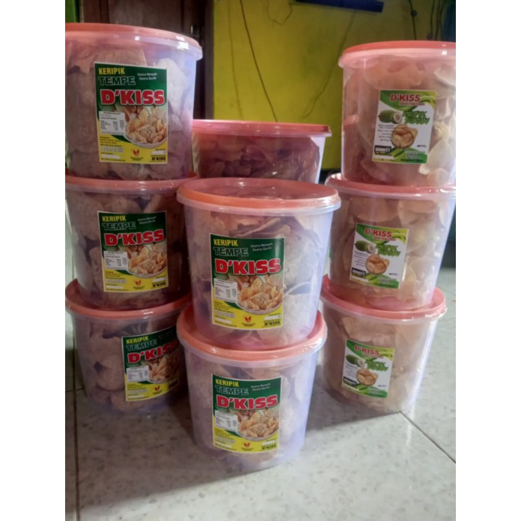 

kripek tempe goreng kriuk D kiss dijamin nagih 550gr