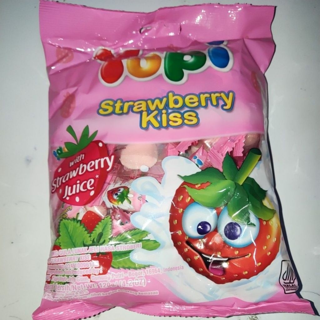 

Permen Yupi bentuk hati saset 120 gram