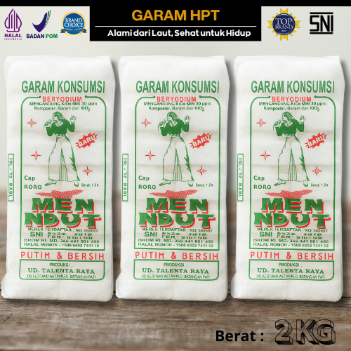 

Garam Dapur Balok Beryodium 10 Pcs / Garam Briket Besar Isi 12 Kotak - Briket 2 kg
