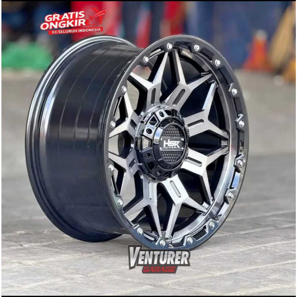 Velg Mobil Pajero Fortuner Hilux Triton R20 HSR FG BOLD Ring 20 Lebar 10 Inchi Free Ongkir