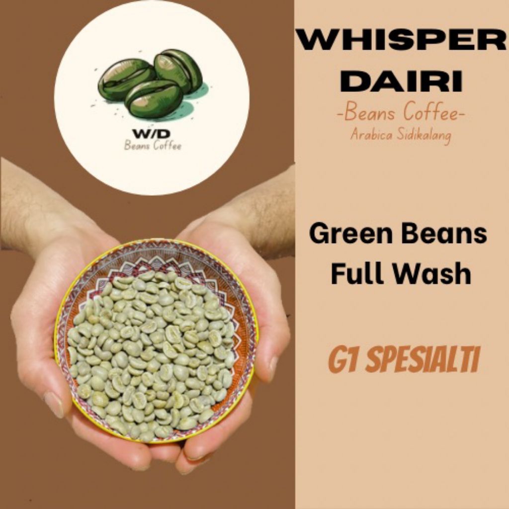

GREEN BEAN BIJI KOPI ARABICA SIDIKALANG - FULL WASH - G1 SPECIALTY