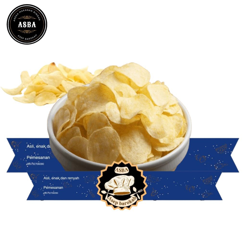 

Keripik Singkong Asba gurih premium