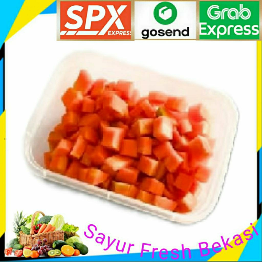 Wortel Potong Kotak/Dadu 200gr.