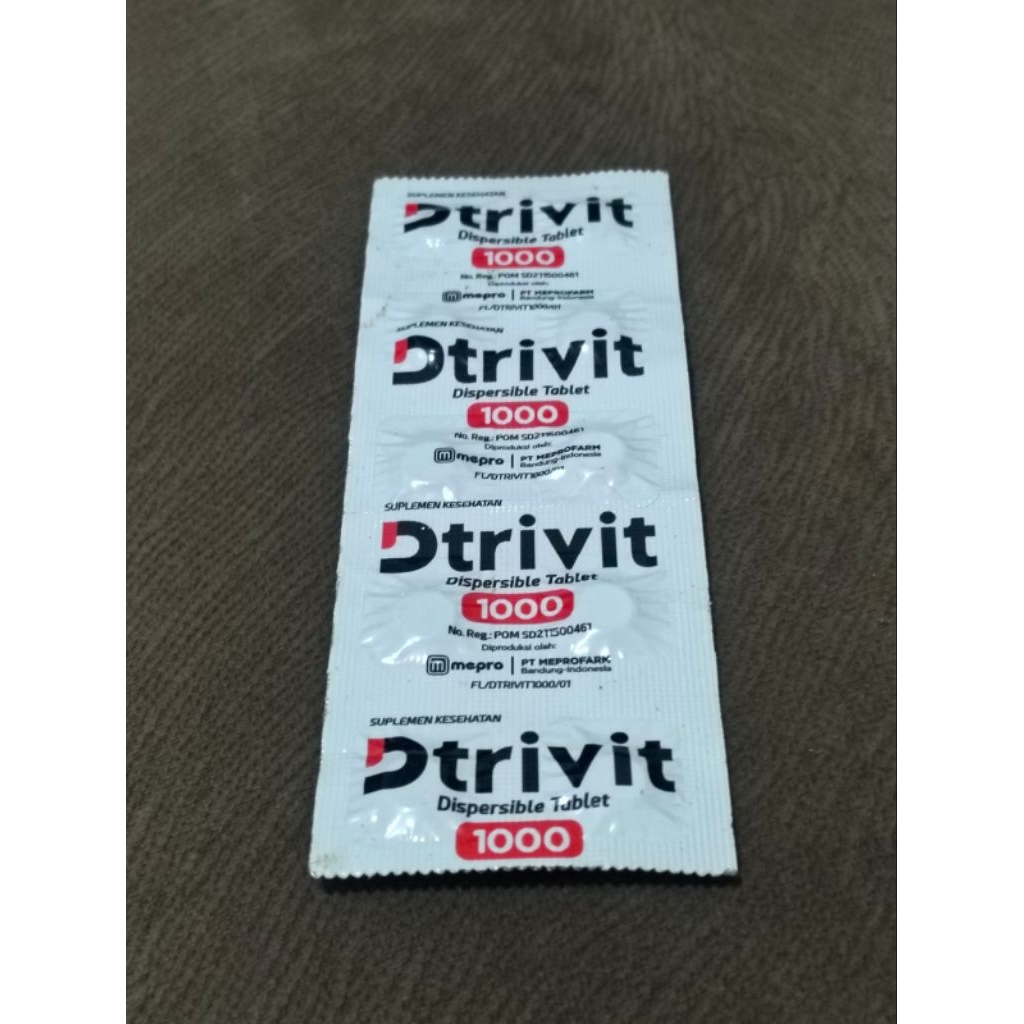 VITAMIN DITRIVIT D3 1000IU strip