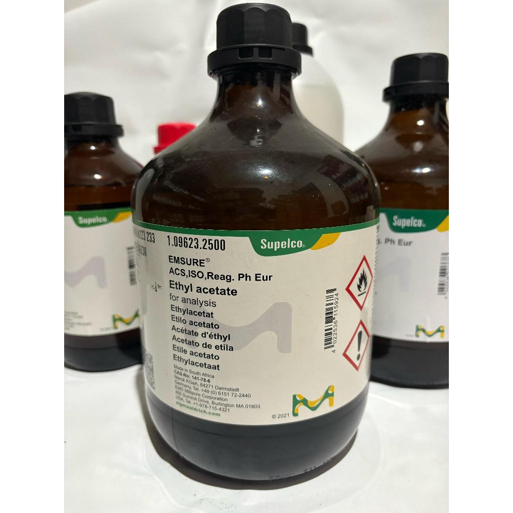 ETHYL ACETATE 2,5L / ETIL ASETAT / C4H8O2 PRO ANALIS MERCK 109623